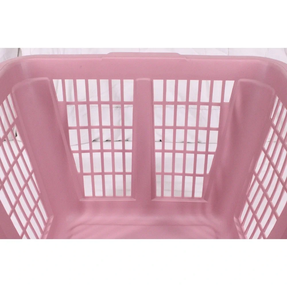 Rubbermaid Vintage Lot Of 3 Laundry Baskets 2965 2973 Blue And Pink